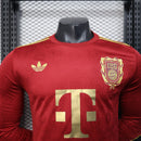 Camisa Bayern de Munique Manga Longa 2025/26 Edição Especial 125 Anos versão jogador