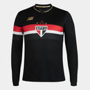 Camisa São Paulo Manga Longa Preta 2025/26 III Sem patrocínio