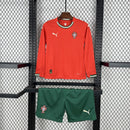 Conjunto Infantil Portugal 2025/26 Home Manga Longa