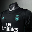 Camisa Real Madrid Retrô Manga Longa 2017/18 Away