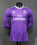 Camisa Real Madrid Retrô Manga Longa 2016/17