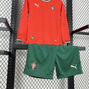 Conjunto Infantil Portugal 2025/26 Home Manga Longa