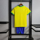 Conjunto Infantil Brasil 2022/23 - Home Torcedor PRO - ResPeita Sports