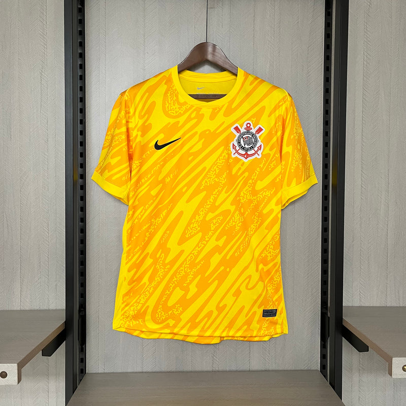 Camisa Corinthians 2024/25 Goleiro Amarela HUGO