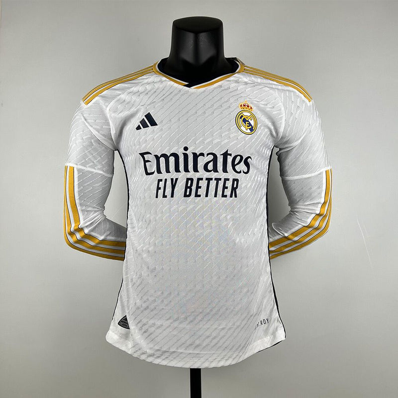 Camisa Real Madrid 23/24 Home Versão Jogador + Patch