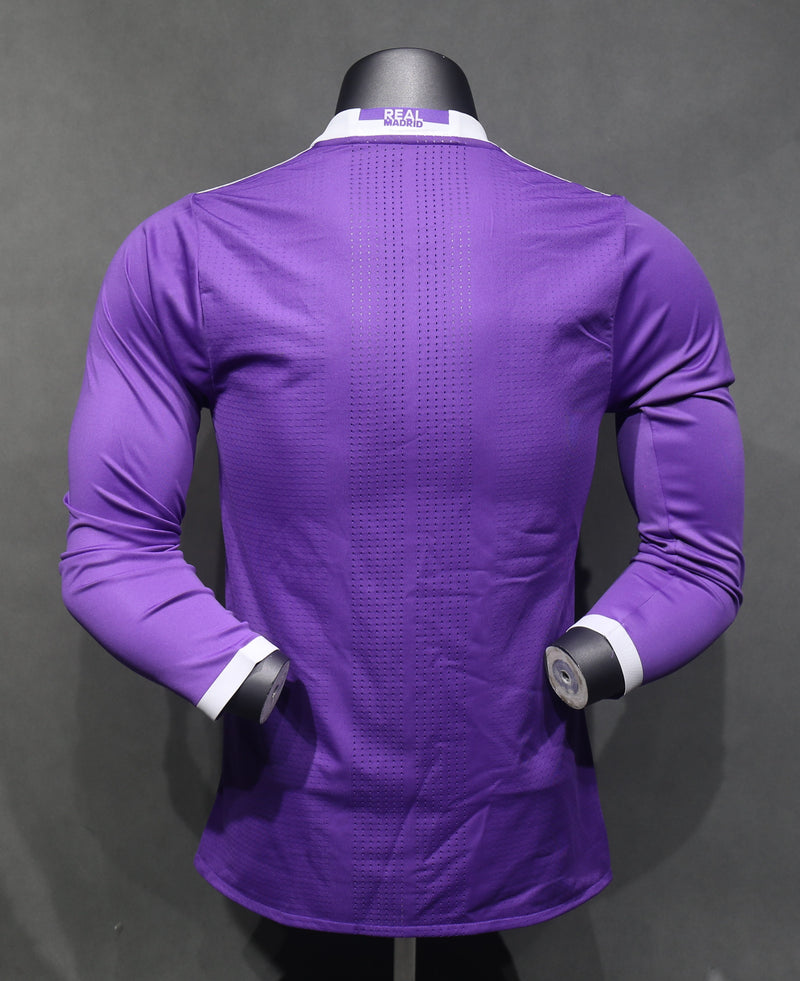 Camisa Real Madrid Retrô Manga Longa 2016/17