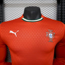 Camisa Portugal Manga Longa 2025/26 Home Versão Jogador
