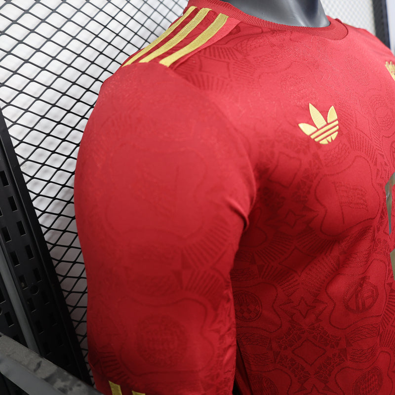 Camisa Bayern de Munique Manga Longa 2025/26 Edição Especial 125 Anos versão jogador