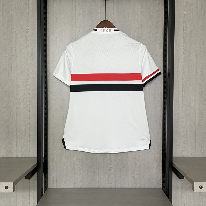 Camisa São Paulo Feminina 2025/26 Home