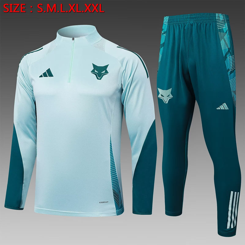 Conjunto Cruzeiro Treino 2025/26 Verde Claro