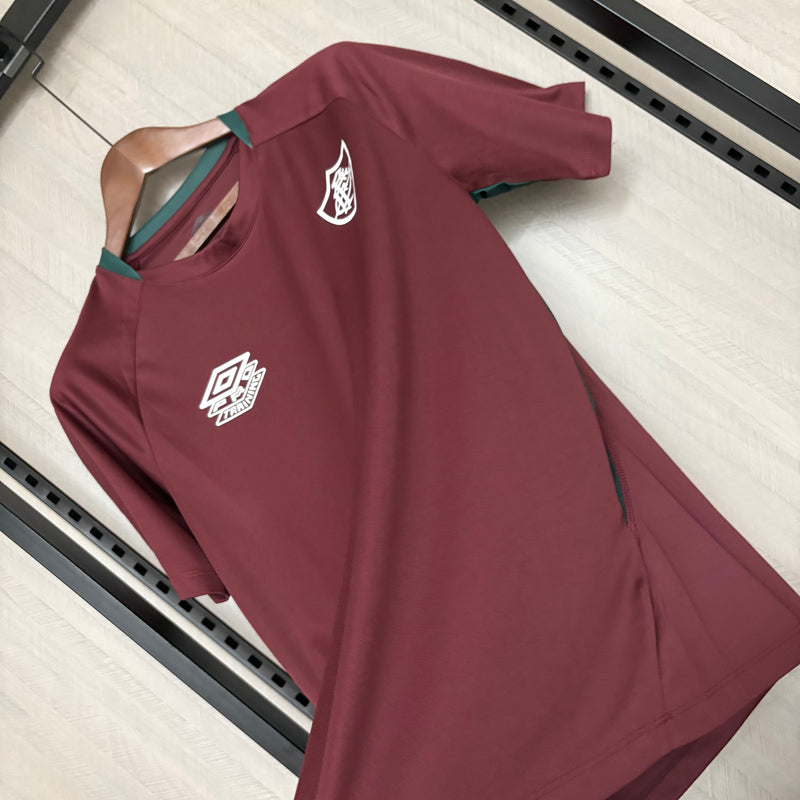 Camisa Fluminense 2025/26 Treino Vinho