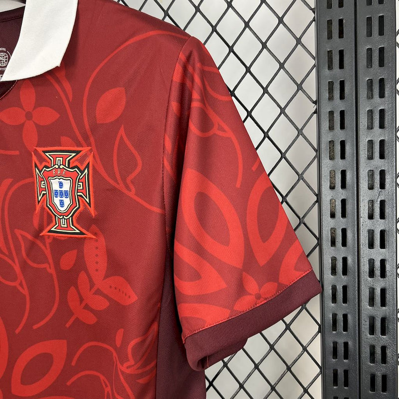 Camisa Portugal Treino Vermelha 2025/26