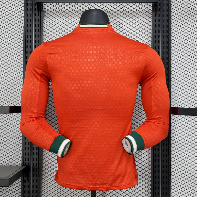Camisa Portugal Manga Longa 2025/26 Home Versão Jogador