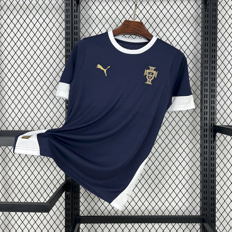 Camisa Portugal Treino Azul Royal 2025/26