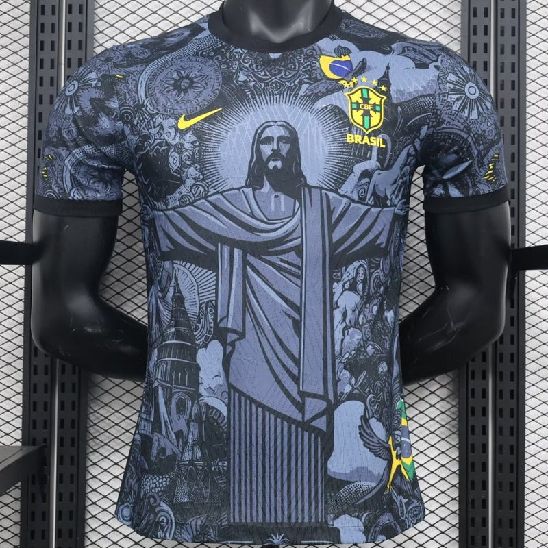 Camisa Brasil Cristo Redentor 2024/25 Versão Jogador