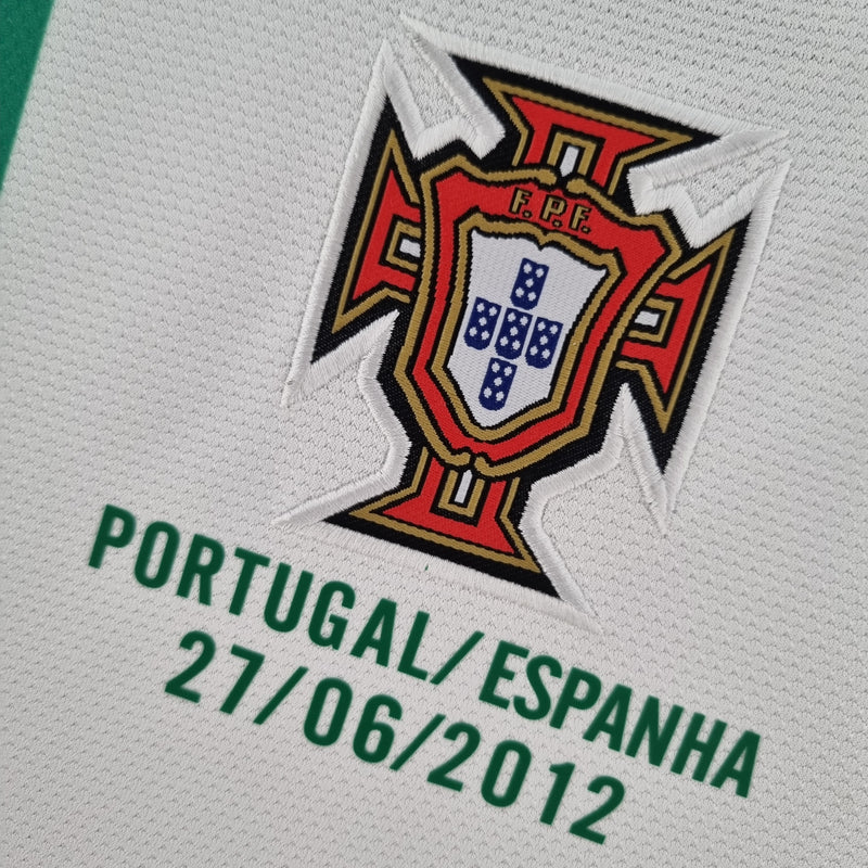 Camisa Portugal Retrô Manga Longa 2012 Away