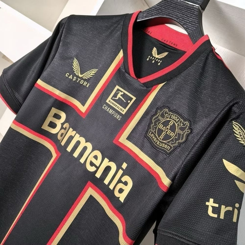 Camisa Bayer Leverkusen 24/25 Black
