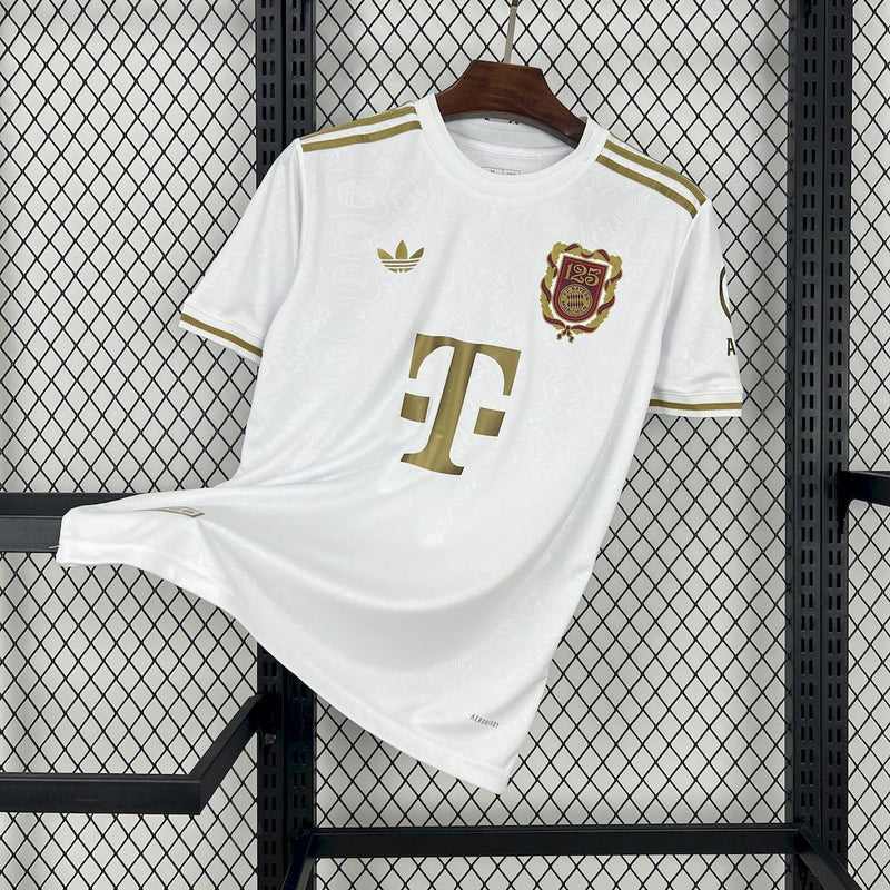 Camisa Bayern de Munique 2025/26 Branca edição especial 125 anos