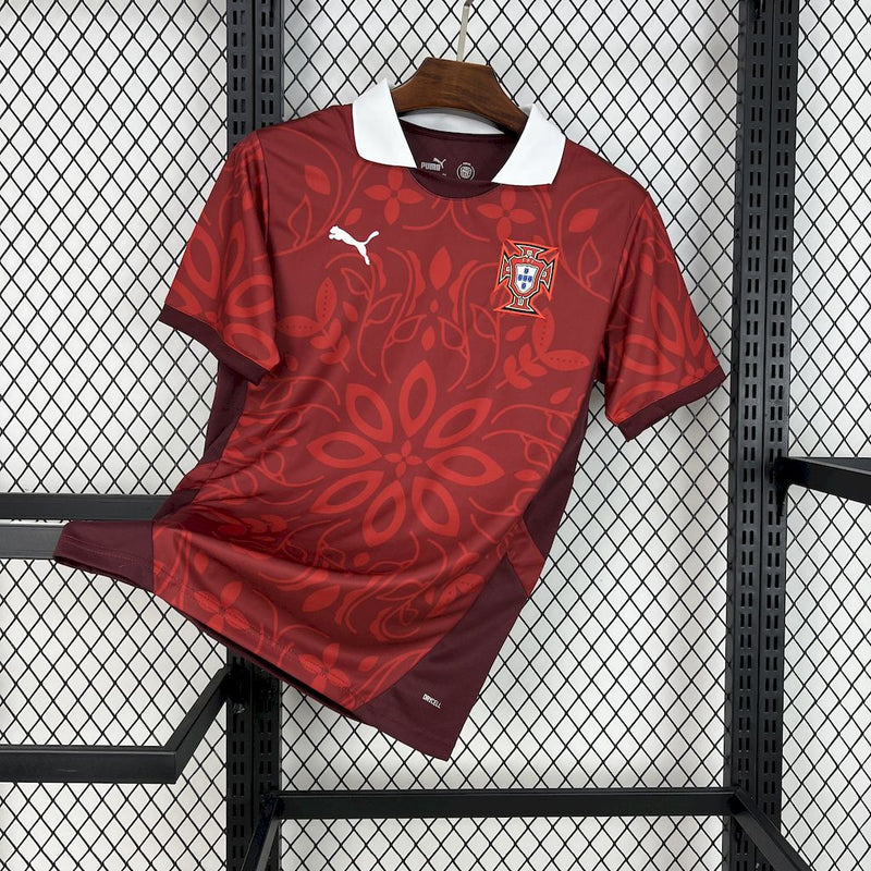 Camisa Portugal Treino Vermelha 2025/26