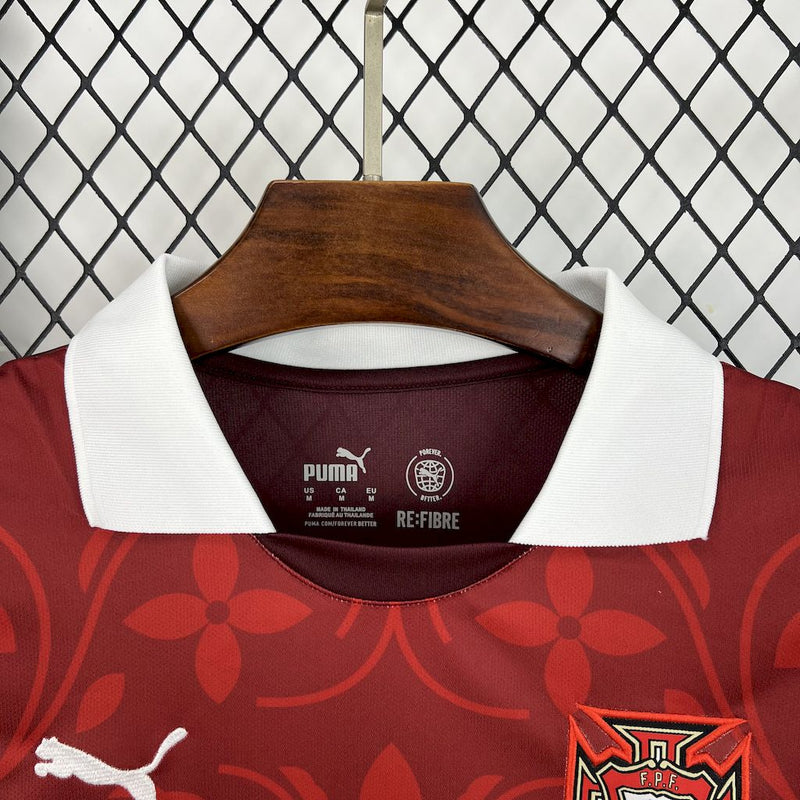 Camisa Portugal Treino Vermelha 2025/26