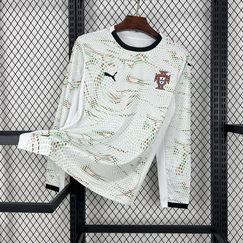 Camisa Portugal Away 2025/26 Manga Longa