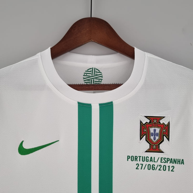 Camisa Portugal Retrô Manga Longa 2012 Away