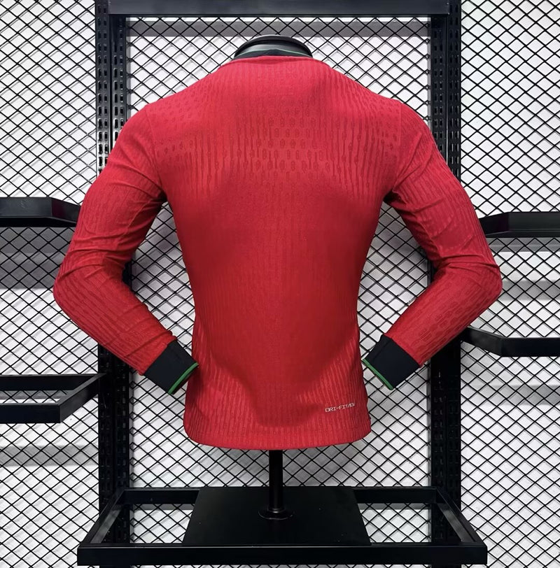 Camisa Portugal 24/25 Home Manga Longa Versão Jogador