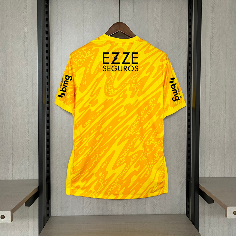Camisa Corinthians 2024/25 Goleiro Amarela HUGO